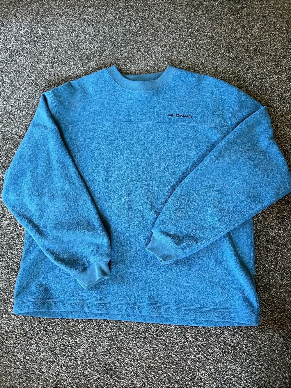Old Navy Women’s Bright Blue Crewneck Fleece Sweatshirt
